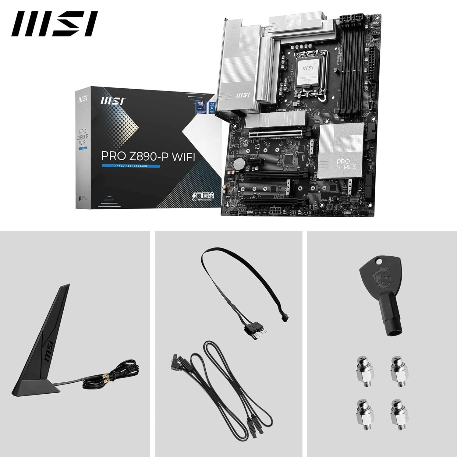 MSI PRO Z890-P WIFI DDR5 Soket 1851 9200MHZ ATX Gaming (Oyuncu) Anakart