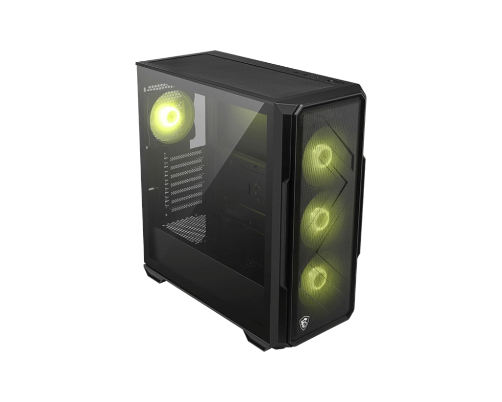 MSI MAG FORGE 340R Airflow Black 4x ARGB Fan USB 3.2 Mid Tower Gaming (Oyuncu) Kasa