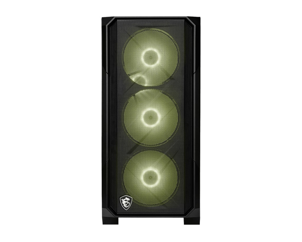 MSI MAG FORGE M120R Airflow Black 4x ARGB Fan USB 3.2 Mid Tower Gaming (Oyuncu) Kasası