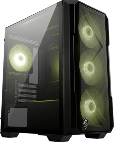 MSI MAG FORGE M120R Airflow Black 4x ARGB Fan USB 3.2 Mid Tower Gaming (Oyuncu) Kasası