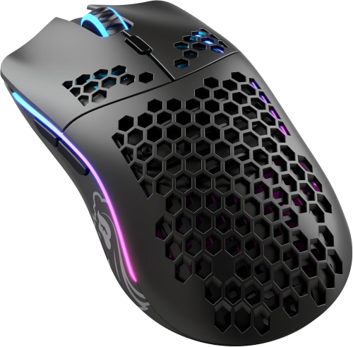 Glorious Model O GLO-MS-OW-MB Mat Siyah RGB Şarjlı Optik Kablosuz Oyuncu Mouse