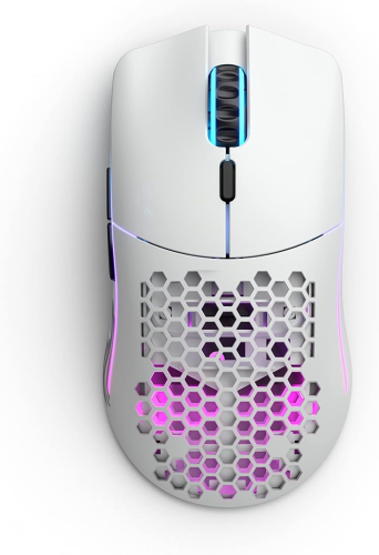 Glorious Model O GLO-MS-OW-MW Mat Beyaz RGB Şarjlı Optik Kablosuz Oyuncu Mouse
