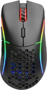 Glorious Model D Wireless GLRGLO-MS-DW-MB 19000 DPI 6 Tuş RGB Optik Mat Siyah Kablosuz Gaming (Oyuncu) Mouse