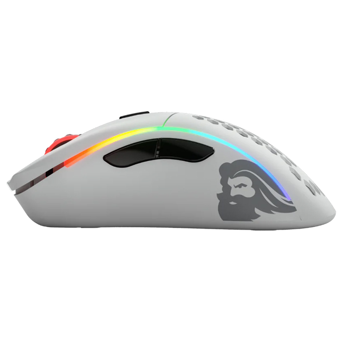 Glorious Model D Wireless GLO-MS-DW-MW 19000 DPI 6 Tuş RGB Optik Mat Beyaz Kablosuz Gaming (Oyuncu) Mouse