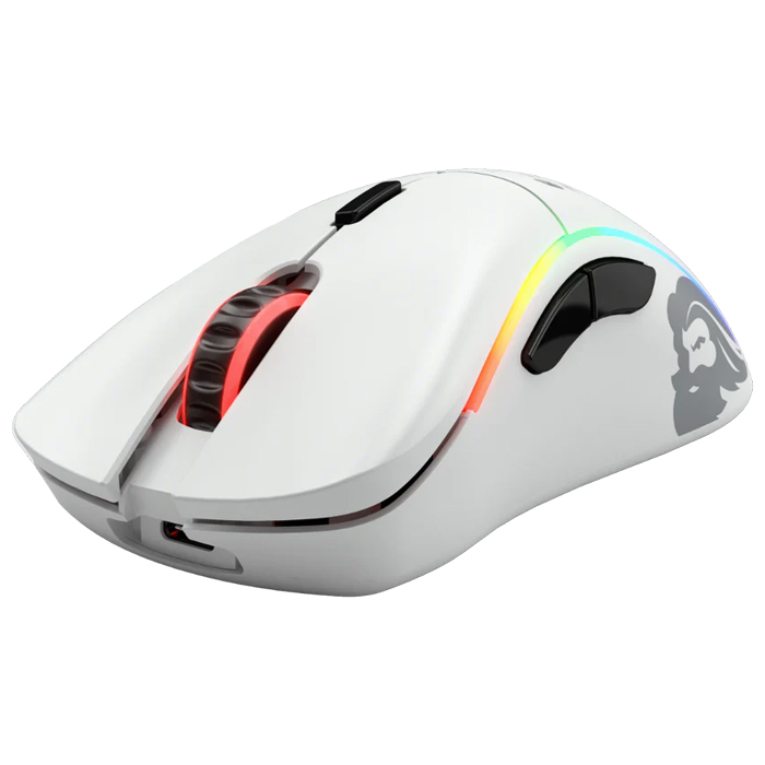 Glorious Model D Wireless GLO-MS-DW-MW 19000 DPI 6 Tuş RGB Optik Mat Beyaz Kablosuz Gaming (Oyuncu) Mouse