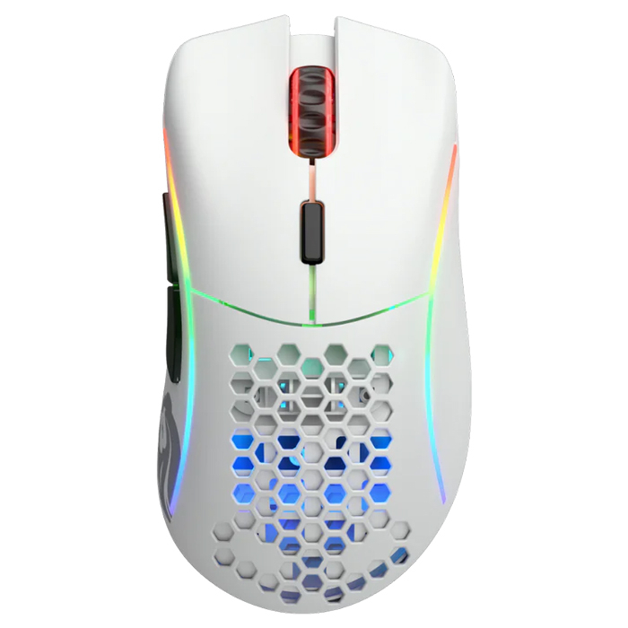Glorious Model D Wireless GLO-MS-DW-MW 19000 DPI 6 Tuş RGB Optik Mat Beyaz Kablosuz Gaming (Oyuncu) Mouse