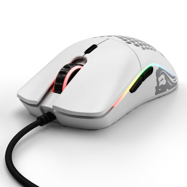 Glorious Model O GO-WHITE 12000 DPI 6 Tuş RGB Optik Mat Beyaz Kablolu Gaming (Oyuncu) Mouse