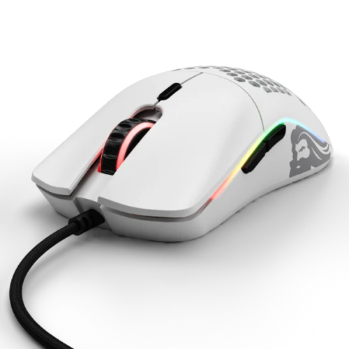 Glorious Model O GO-WHITE 12000 DPI 6 Tuş RGB Optik Mat Beyaz Kablolu Gaming (Oyuncu) Mouse