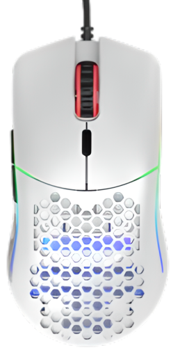 Glorious Model O GO-WHITE 12000 DPI 6 Tuş RGB Optik Mat Beyaz Kablolu Gaming (Oyuncu) Mouse