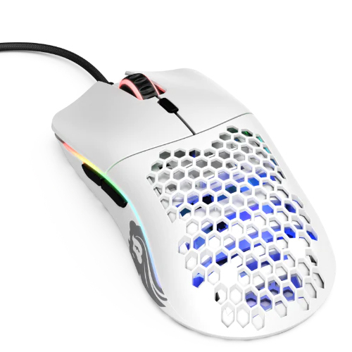 Glorious Model O GO-WHITE 12000 DPI 6 Tuş RGB Optik Mat Beyaz Kablolu Gaming (Oyuncu) Mouse
