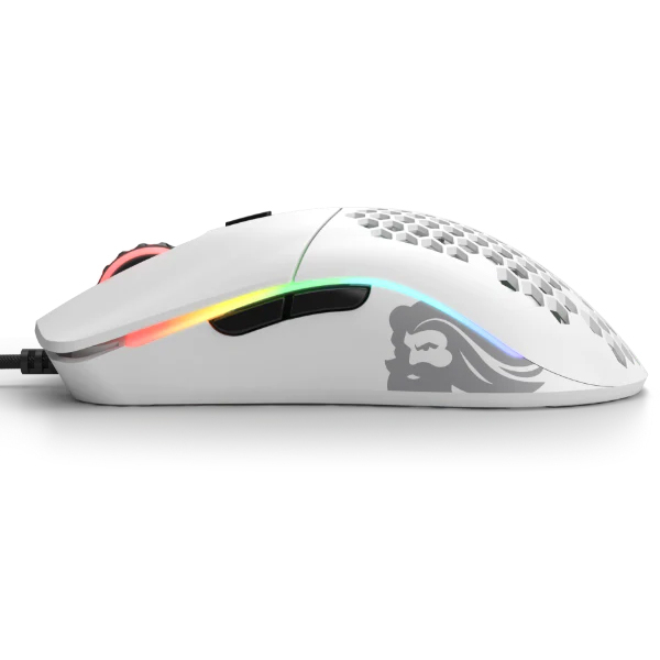 Glorious Model O GO-WHITE 12000 DPI 6 Tuş RGB Optik Mat Beyaz Kablolu Gaming (Oyuncu) Mouse