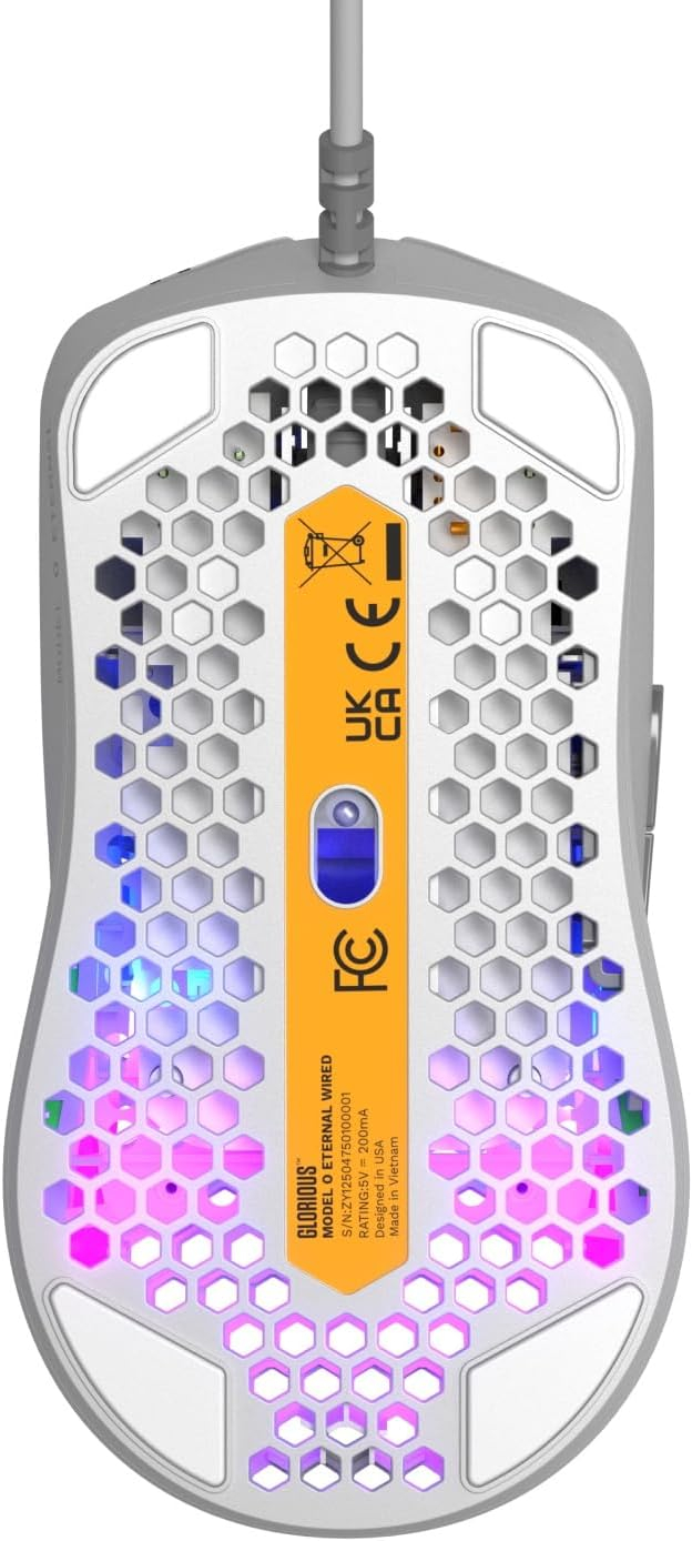 Glorious Model O Eternal GLO-OE-W-WHT Beyaz RGB Optik Kablolu Oyuncu Mouse