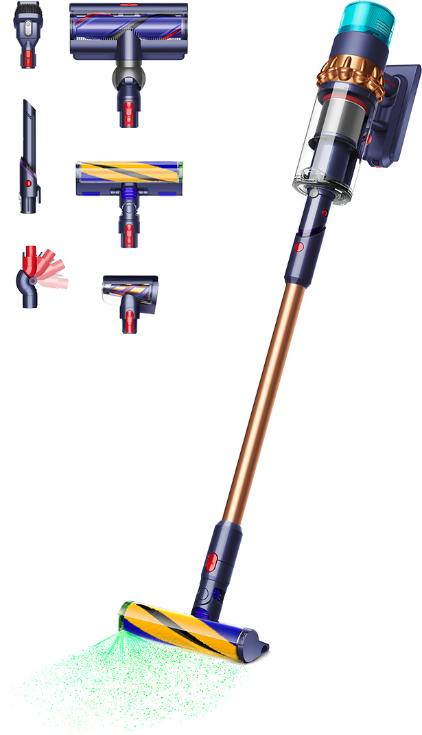 Dyson Gen5detect Prusya Mavisi/Bakır Şarjlı Dikey Süpürge