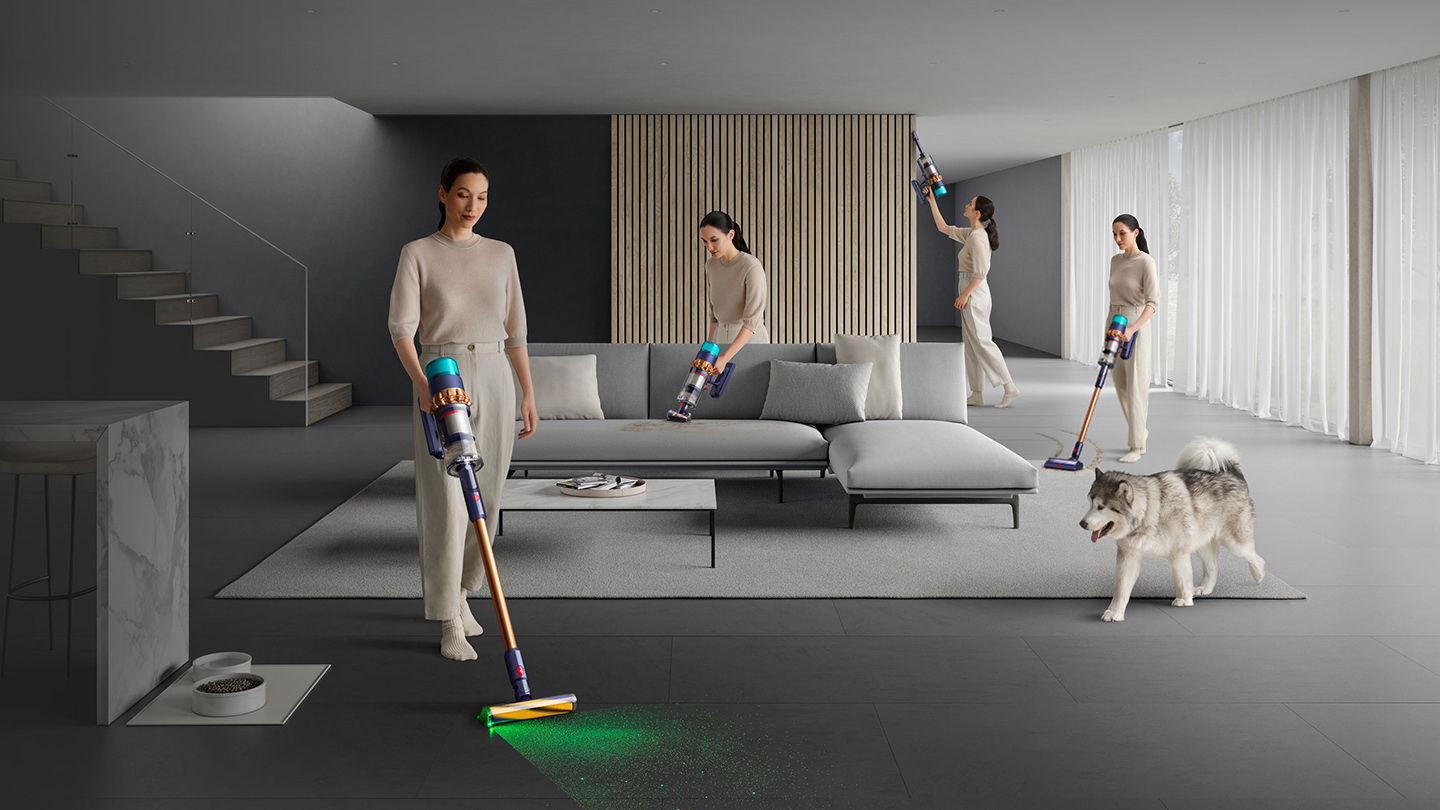 Dyson Gen5detect Prusya Mavisi/Bakır Şarjlı Dikey Süpürge