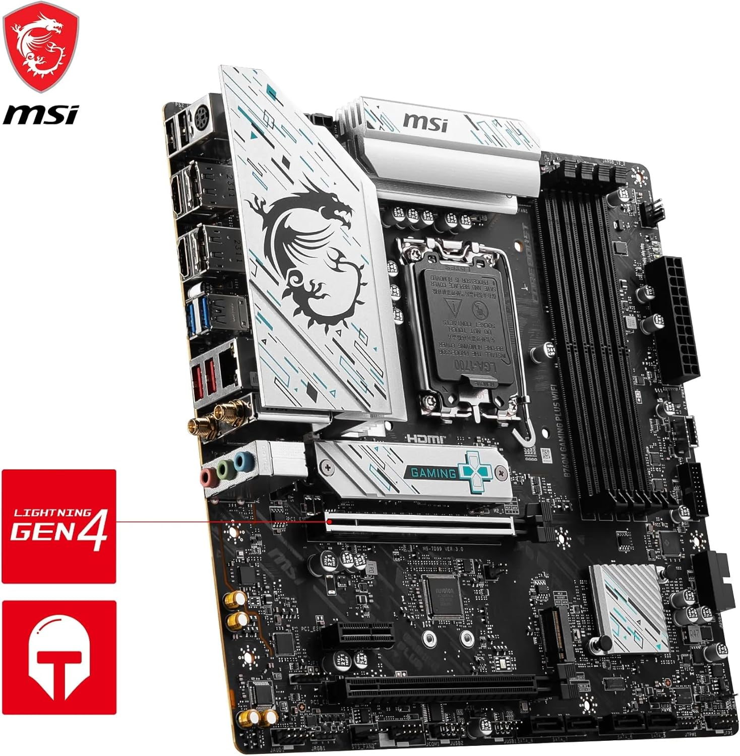 MSI B760M GAMING PLUS WIFI DDR5 mATX Gaming Anakart