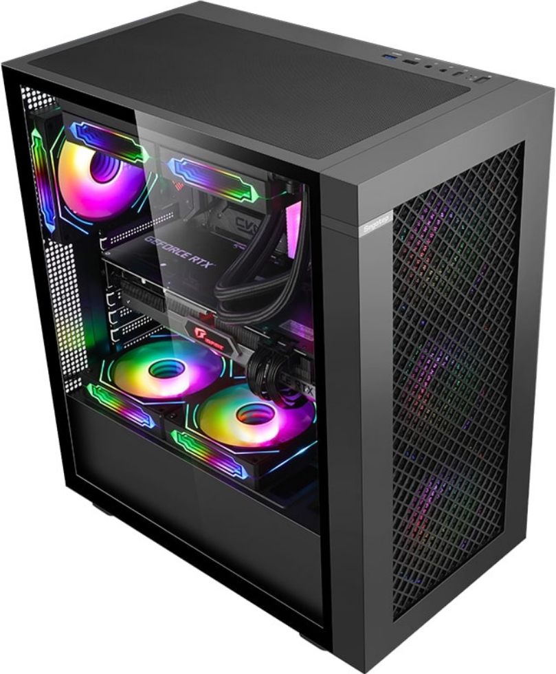 Segotep Endura 1 Siyah 750W 80+ Bronze PCIE 5.0 Midi Tower Gaming Kasa