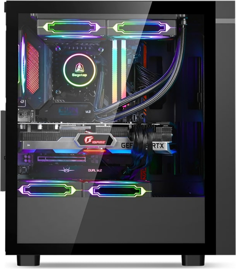 Segotep Endura 1 Siyah 750W 80+ Bronze PCIE 5.0 Midi Tower Gaming Kasa