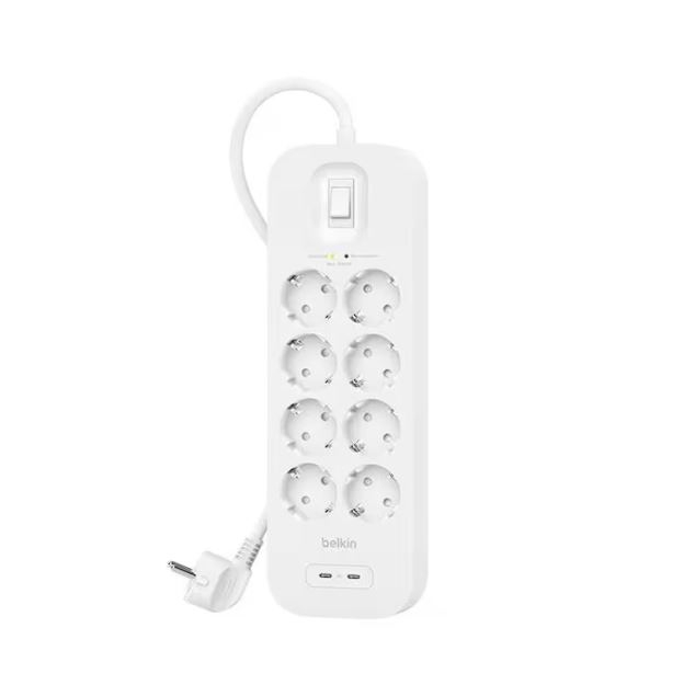 Belkin SRB004 2M 8`li Akım Korumalı Priz