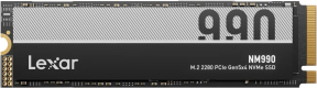 Lexar NM990 2TB Gen5x4 14000/10000/sn NVMe PCIe M.2 SSD (LNM990X002T-RNNNG)