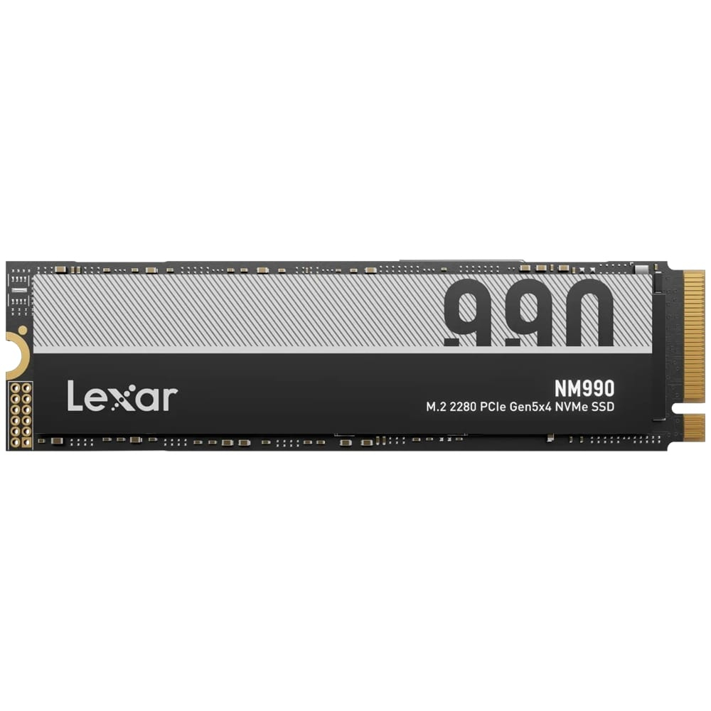 Lexar NM990 4TB Gen5 14000/11000/sn NVMe PCIe M.2 SSD (LNM990X004T-RNNNG)