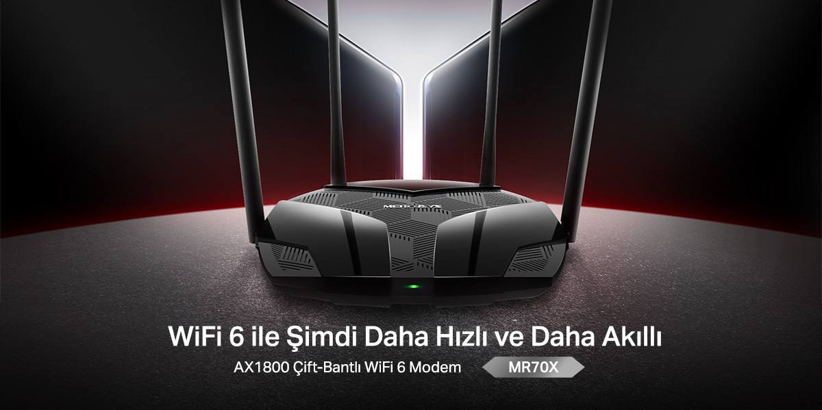 Mercusys MR70X AX1800 Dual Band WIFI 6 Router