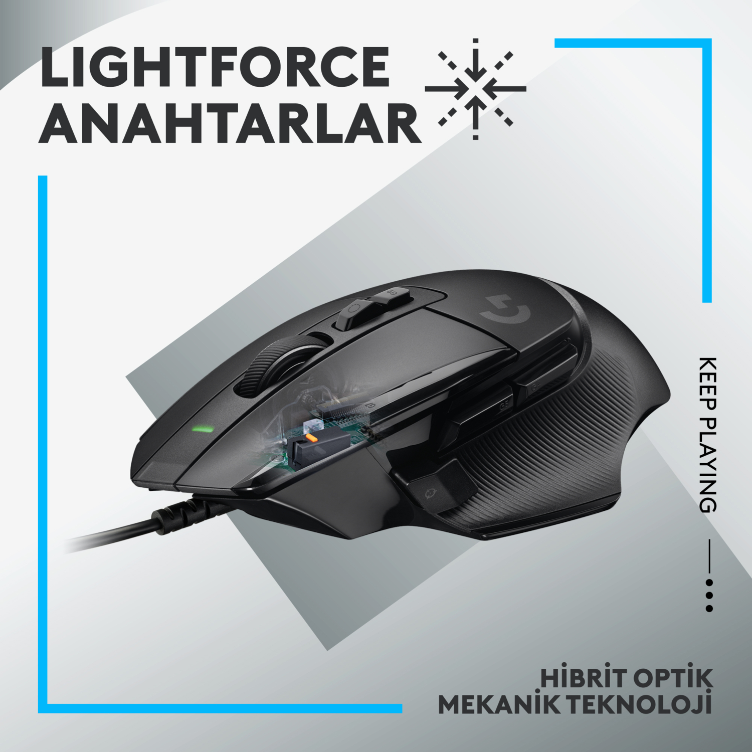 Logitech G502 X 910-006139 Kablolu Gaming Mouse
