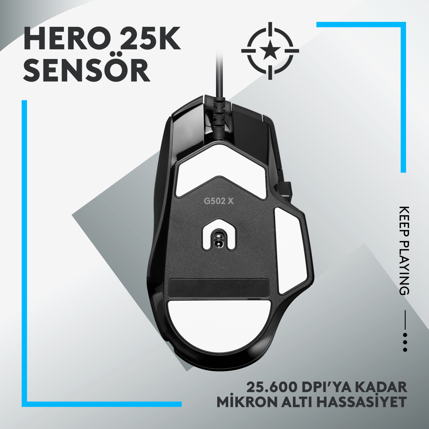 Logitech G502 X 910-006139 Kablolu Gaming Mouse