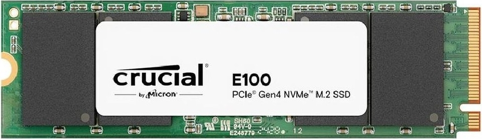 Crucial E100 CT1000E100SSD8 1TB Gen4x4 5000/4500MB/sn NVMe PCIe M.2 SSD