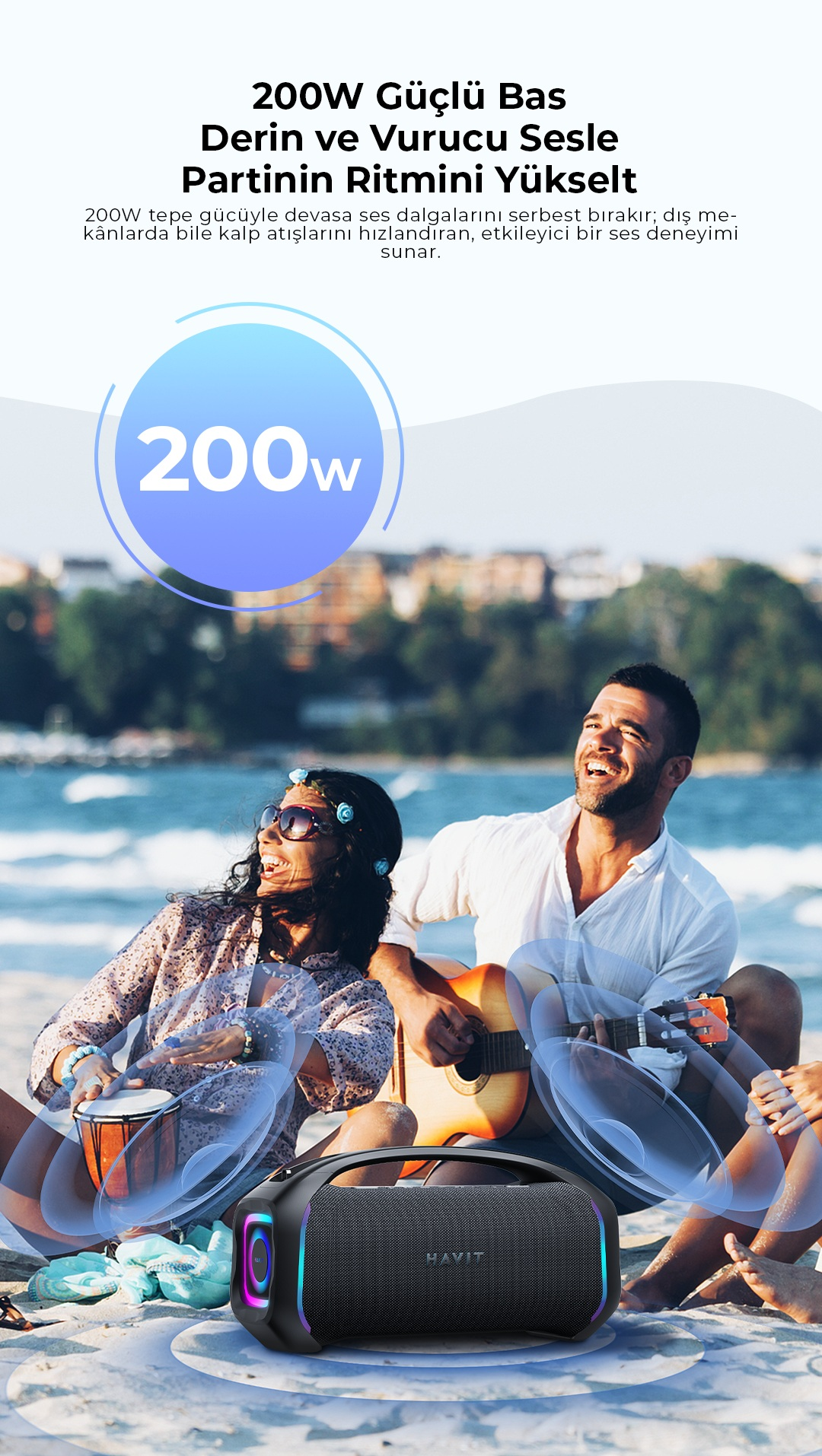 Havit SK910BT Partyblast Go 200w 
