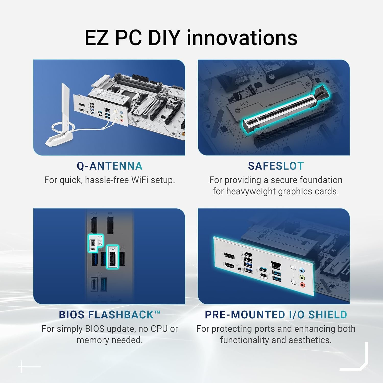 ASUS B650E MAX GAMING WIFI Beyaz AMD AM5 B650 Soket DDR5 8000+(OC)MHz ATX Gaming Anakart