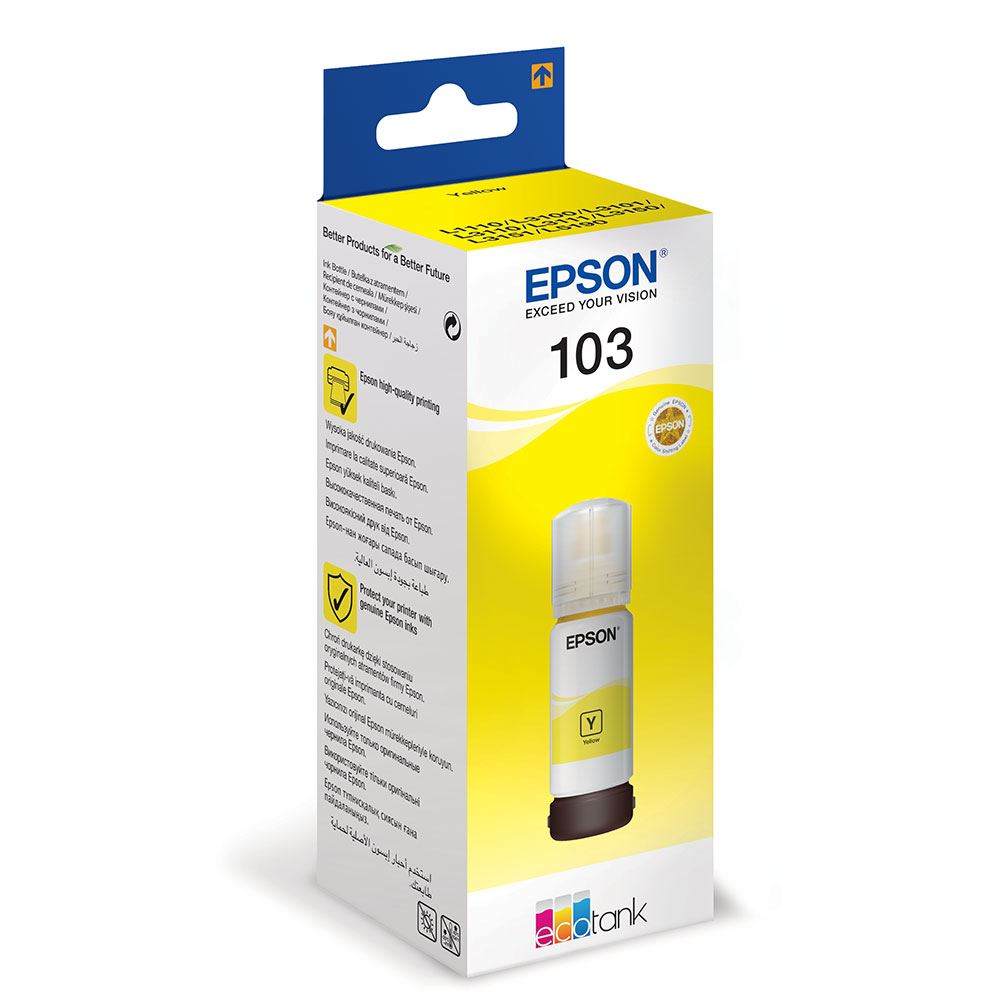 Epson 103 EcoTank Sarı Şişe Mürekkep Kartuşu - C13T00S44A
