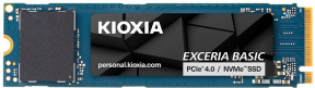 Kioxia Exceria Basic LSF10Z001TG8 1TB Gen4x4 7200/6600MB/sn NVMe PCIe M.2 SSD