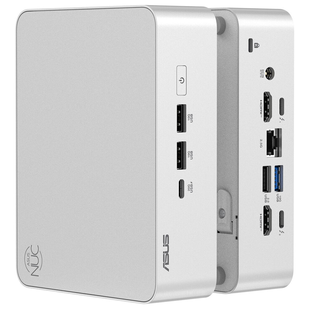 ASUS NUC15 Pro+ Intel® Ultra™ U5-225H - Barebone (RAM Yok, Disc Yok) FreeDOS Mini Masaüstü PC