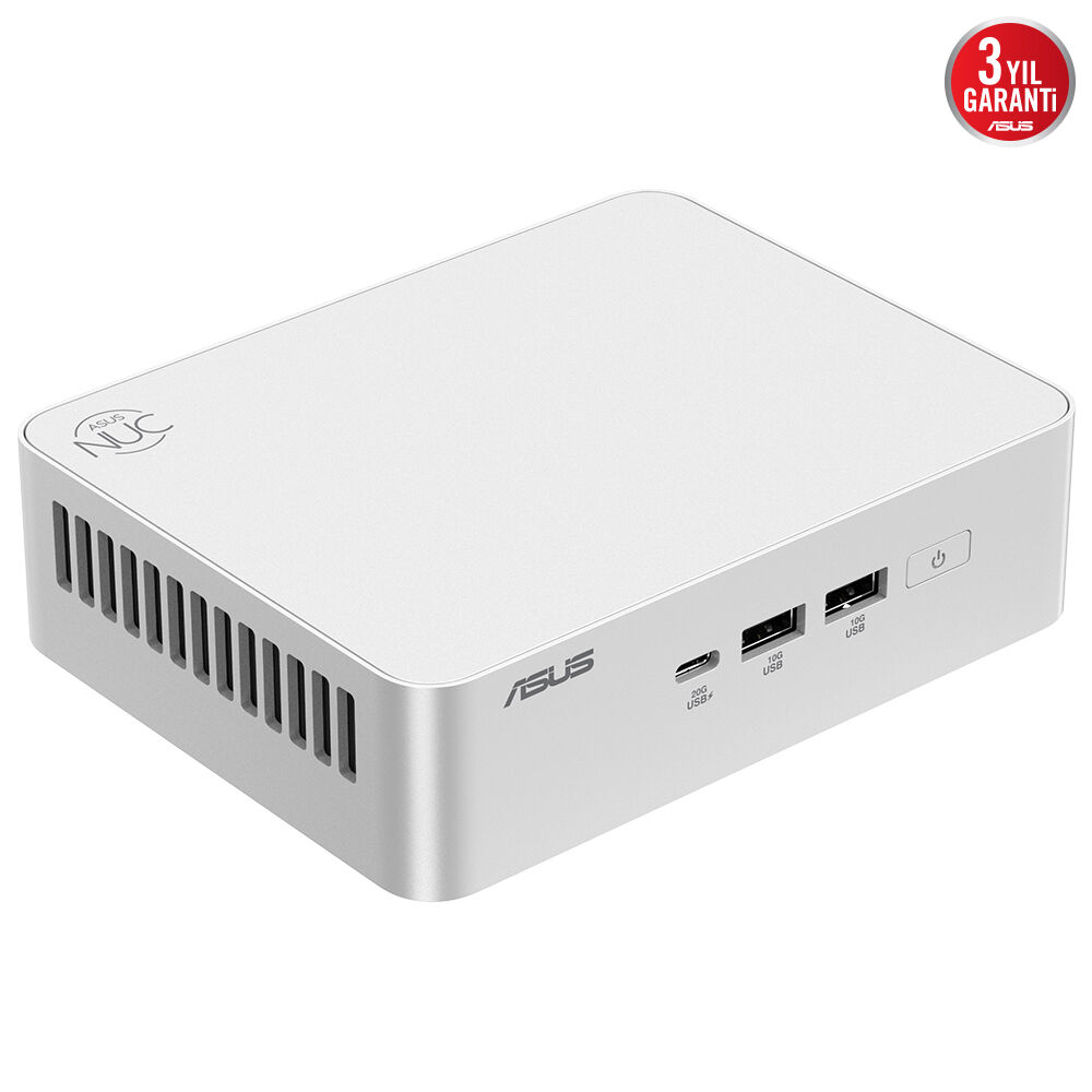 ASUS NUC15 Pro+ Intel® Ultra™ U5-225H - Barebone (RAM Yok, Disc Yok) FreeDOS Mini Masaüstü PC