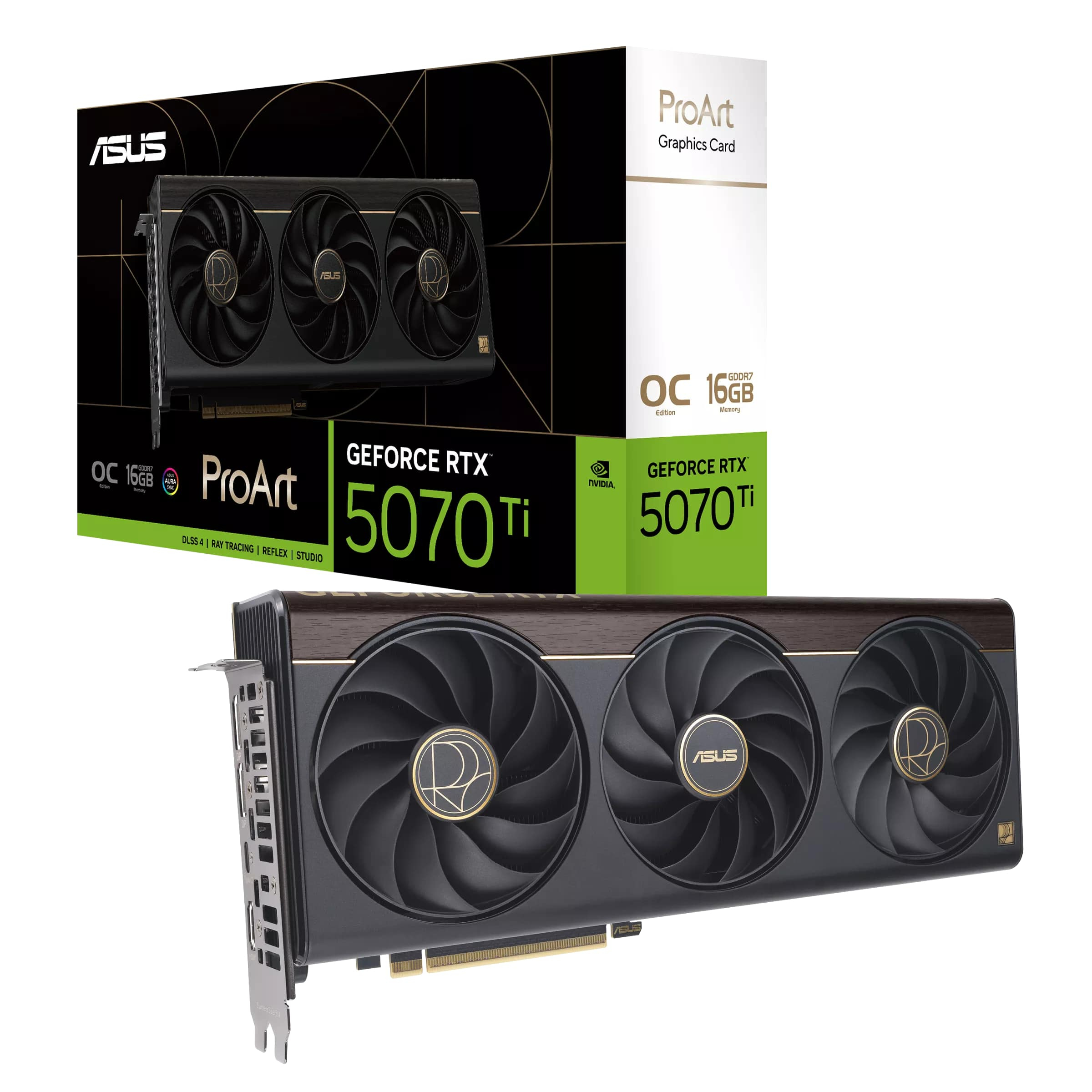 ASUS GeForce RTX 5070 Ti 16GB OC PROART-RTX5070TI-O16G GDDR7 256Bit Gaming (Oyuncu) Ekran Kartı
