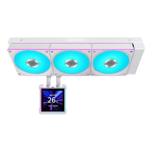 Lian Li HydroShift II LCD-S 360CL Beyaz Sıvı Soğutucu (G89.GHS2LCDS36CW.00)