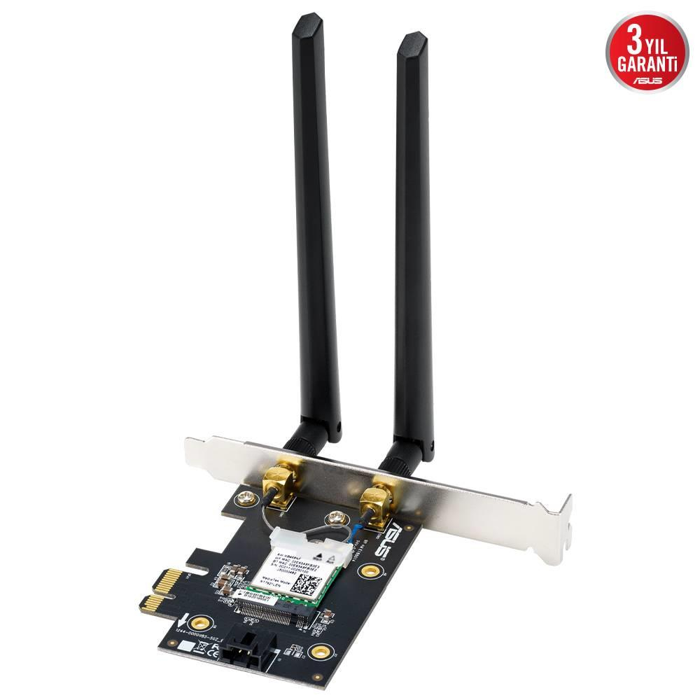ASUS PCE-BE6500 WiFi7 PCI-E Bluetooth Kablosuz Adaptör 