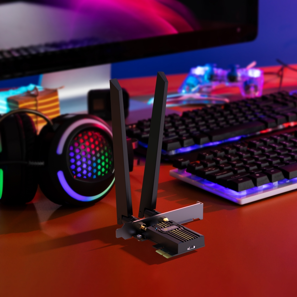 TP-Link Archer TBE400E BE6500 Wi-Fi 7 Bluetooth 5.4 PCIe Adaptör