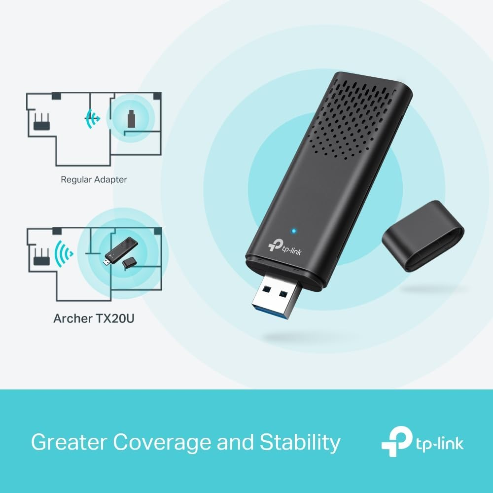 TP-Link Archer TX20U Kablosuz USB Adaptör