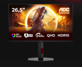 AOC Q27G4ZDR 26.5″ 0.03ms 240Hz QHD O-LED 2K Gaming Monitör