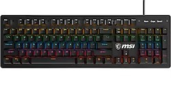 MSI FORGE GK300 Red Switch RGB Mekanik Gaming Klavye