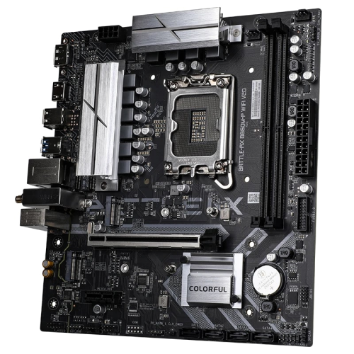 COLORFUL BATTLE-AX B860M-P V20 Intel B860 DDR5 7600MHz mATX Gaming (Oyuncu) Anakart