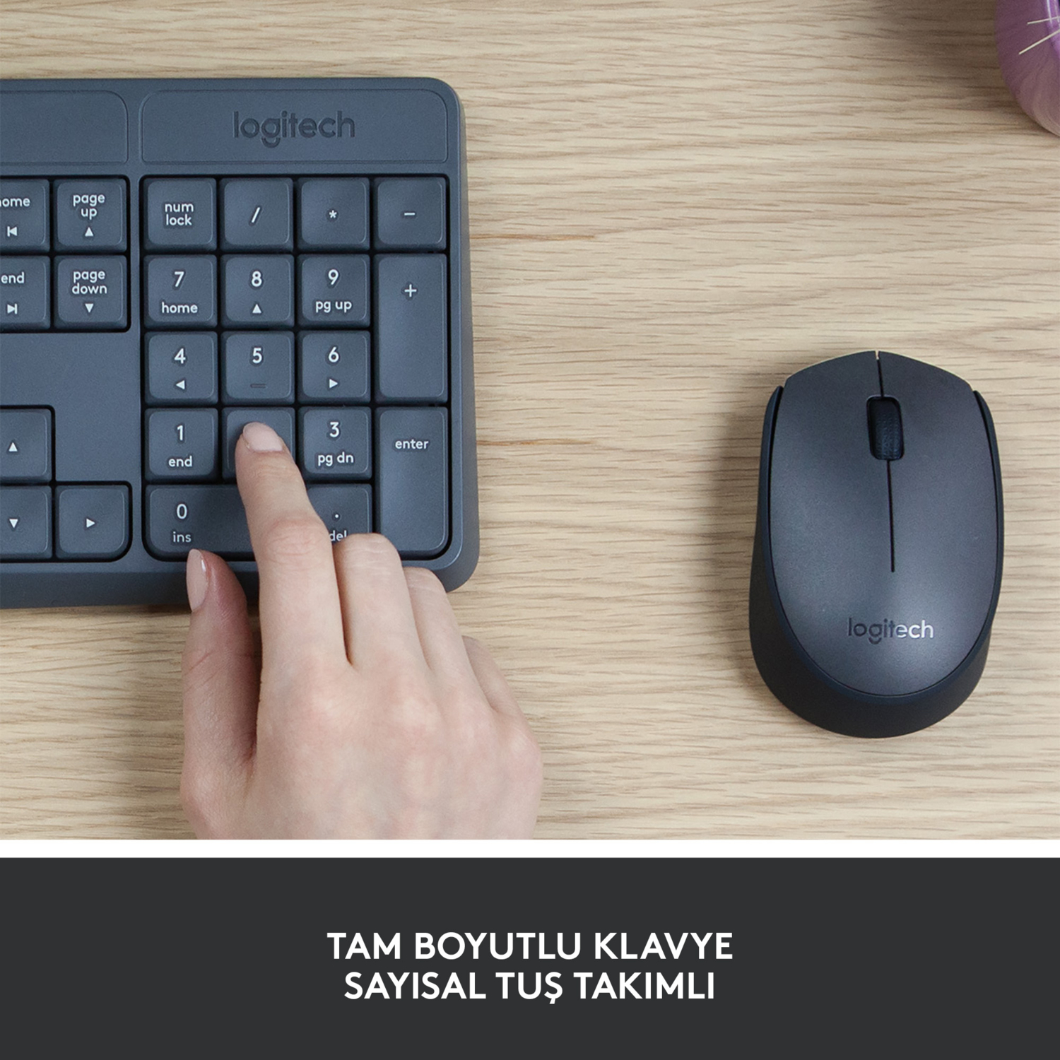 Logitech MK235 920-007925 Kablosuz Klavye Set