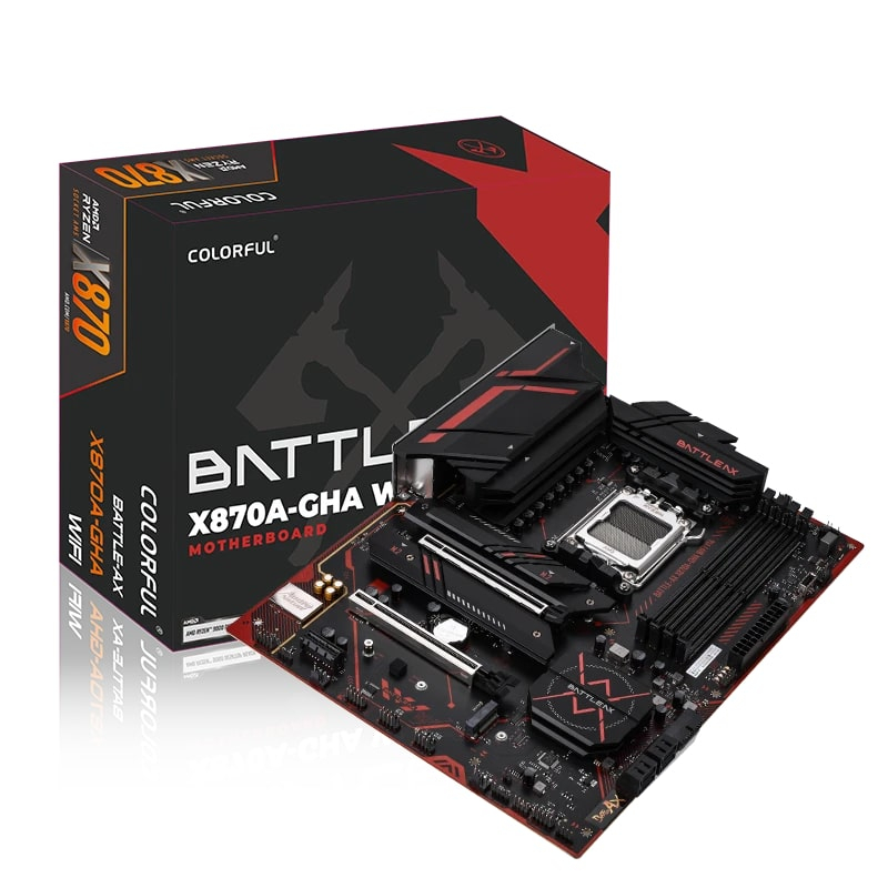 COLORFUL BATTLE-AX X870A-GHA WIFI 6E V14 DDR5 7600MHz ATX AM5 Gaming (Oyuncu) Anakart
