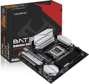 COLORFUL BATTLE-AX B850M-PLUS PRO WIFI V14 DDR5 7600MHz mATX AM5 Gaming (Oyuncu) Anakart