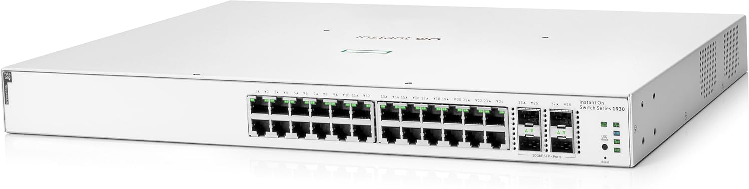 HPE Aruba JL684B 24 Port 10/100/1000 Mbps Yönetilebilir Gigabit PoE 4SFP Switch
