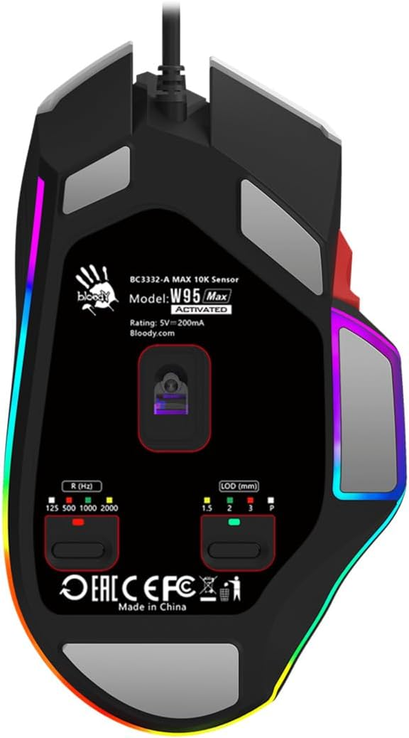 Bloody W95 Max Sports Navy Kablolu Gaming Mouse