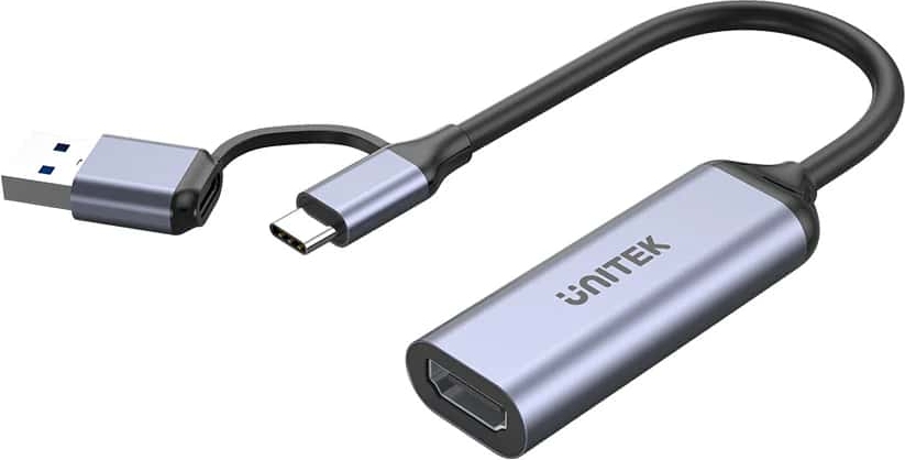 Unitek 4K Video Capture Kart HDMI To USB-C/A V1167A