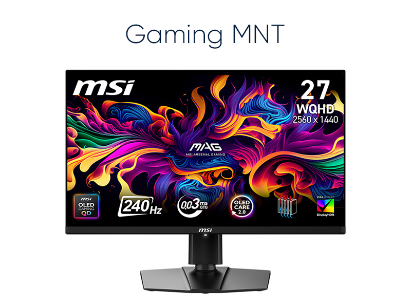 MSI MAG 272UP QD-OLED X24 26.5 240Hz 0.03Ms Adaptive Sync 4K UHD Flat Gaming (Oyuncu) Monitör