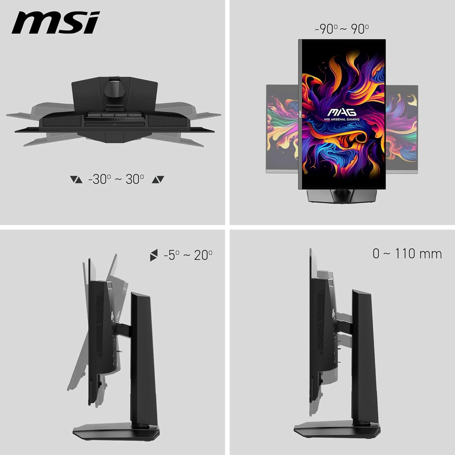 MSI MAG 272UP QD-OLED X24 26.5 240Hz 0.03Ms Adaptive Sync 4K UHD Flat Gaming (Oyuncu) Monitör